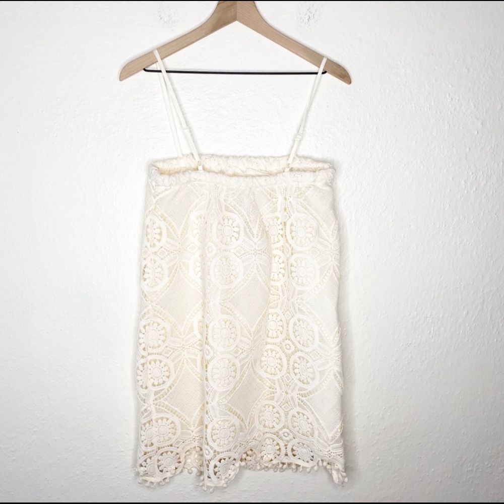 NWT Jack by BB Dakota Cream Lace Danna Mini Dress - Picture 3 of 5
